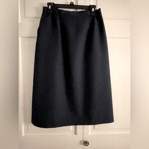 Personal Haberdashery Ladies Navy Blue Stretch A line Skirt Size 8